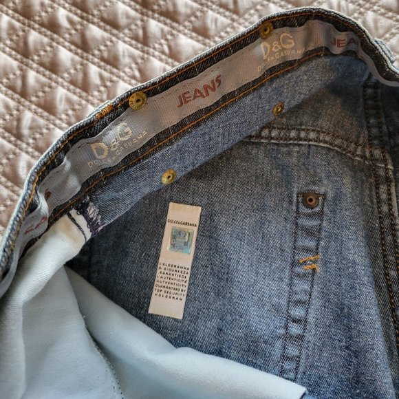 D&G Dolce & Gabbana Jeans - 31 Waist - Mens - Made In Italy - Designer - Trendy - Picture 6 of 15